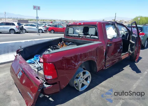 2017 Ram 1500 Express 4X4 5'7 Box from USA, damaged, VIN 3C6RR7KT2HG793717